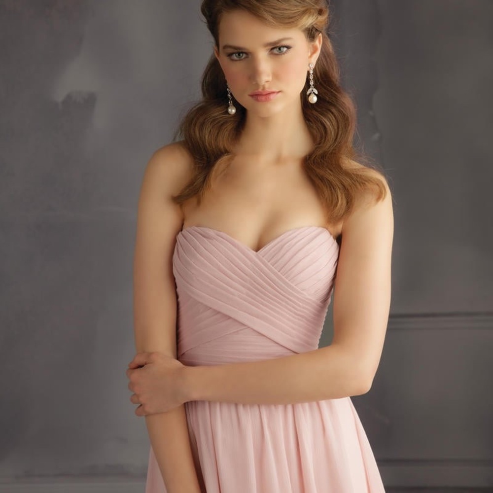Angelina Faccenda Bridesmaids by Morilee Dress Blush & Sweetheart Strapless - Picture 6 of 12